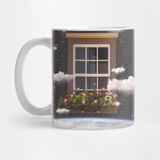 Dreamy Cosmic Window Mug